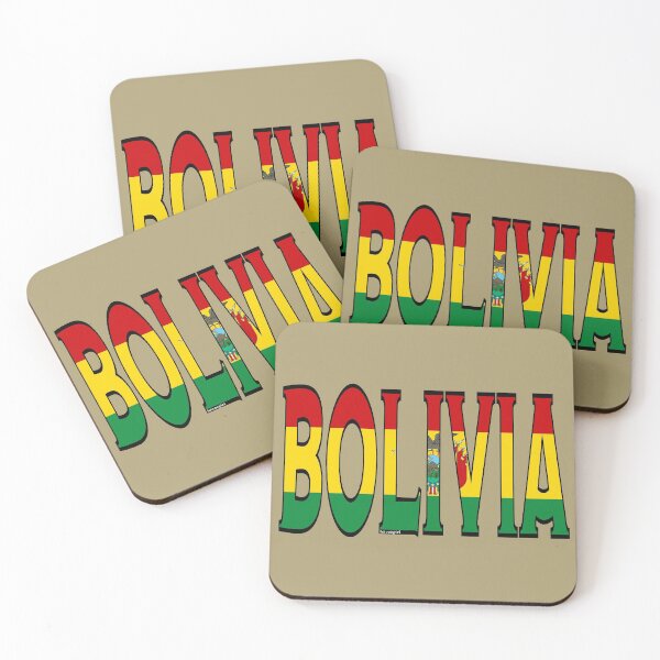 Item preview, Bolivia Font with Bolivian Flag designed and sold by Havocgirl.