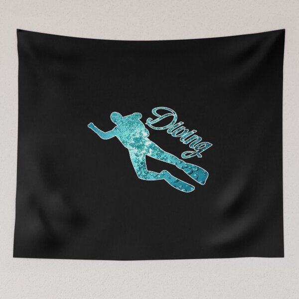 Item preview, Diving Diver Scuba Diving Gift Idea Sports Water designed and sold by Victorias-Art.