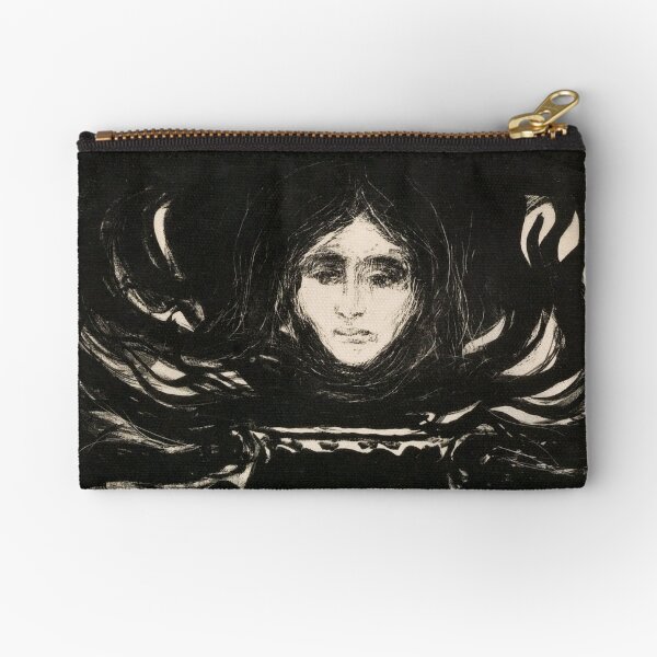 Edvard Munch The Urn 1896 Artwork for Prints Posters Tshirts Men Women Kids Zipper Pouch
