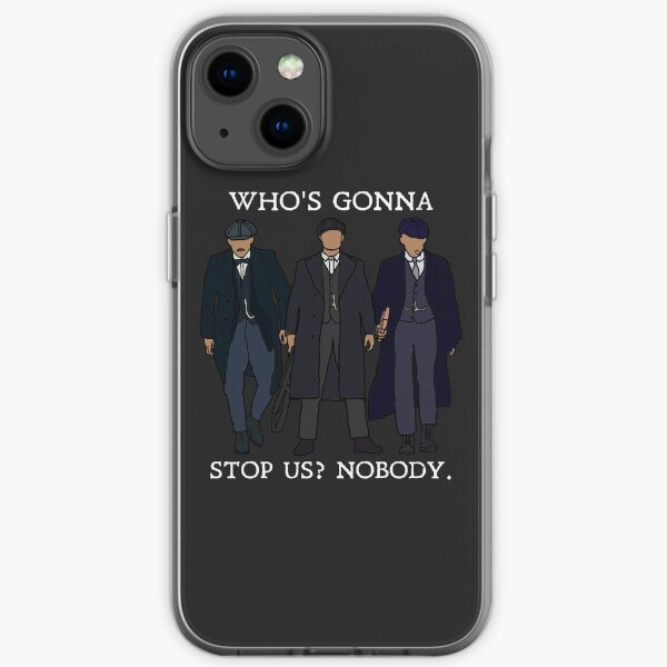 Wer wird uns aufhalten? Niemand: Peaky Blinders (Weiß) iPhone Flexible Hülle