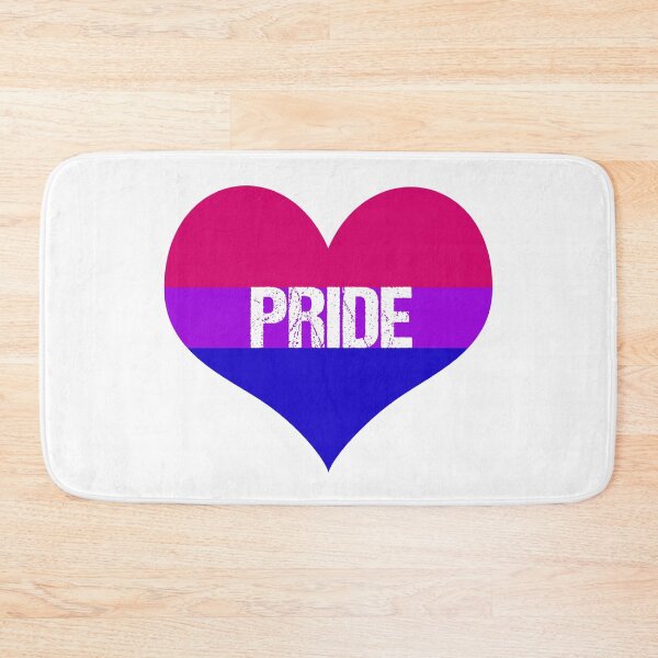Item preview, Corazón de la bandera del orgullo bisexual designed and sold by Epic Love Designs.