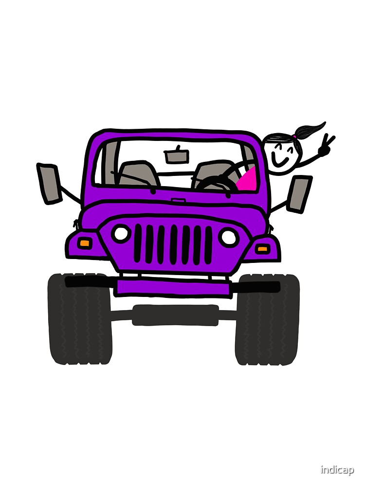 purple kids jeep
