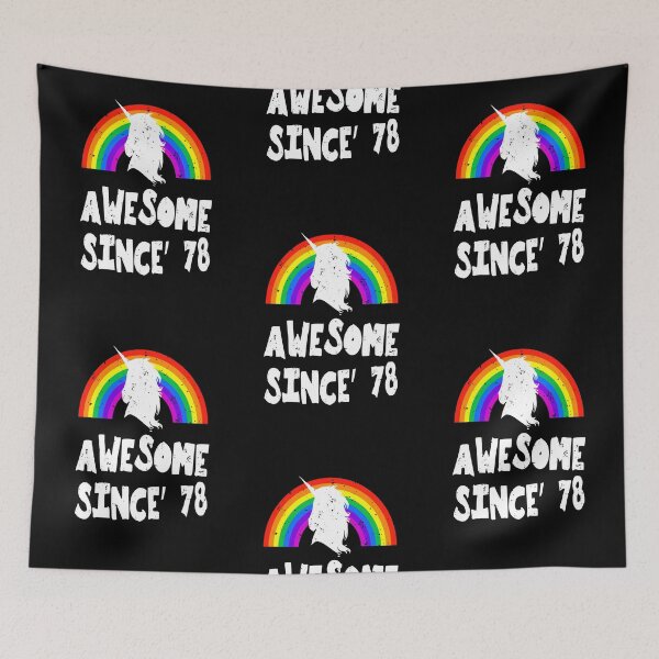 Item preview, Unicorn 41st Birthday Gift Rainbow 1978 41 Years Old  designed and sold by clothesy7.