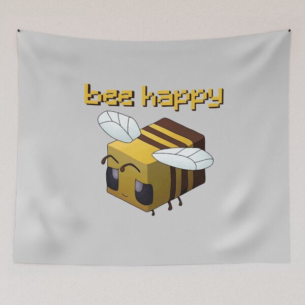 Item preview, Copy of Bee Happy (gray) designed and sold by TorpedoBubble.