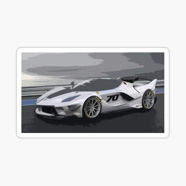 Ferrari FXX K Evo Glossy Sticker