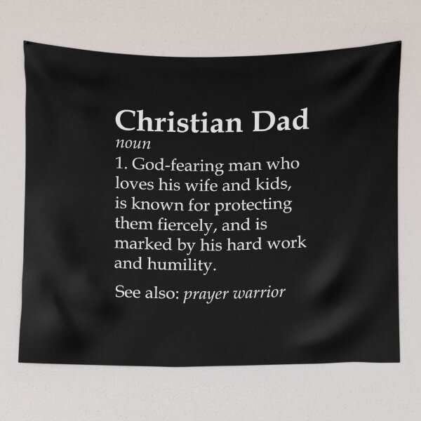 Item preview, Christian Dad Definition, Christian Quote, Christian Saying designed and sold by ChristianLife.