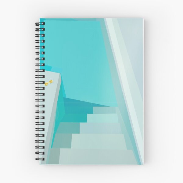 Item preview, Modern, Contemporary Artwork. Minimalist. Blue, turquoise, yellow. Pool designed and sold by ModStudio.