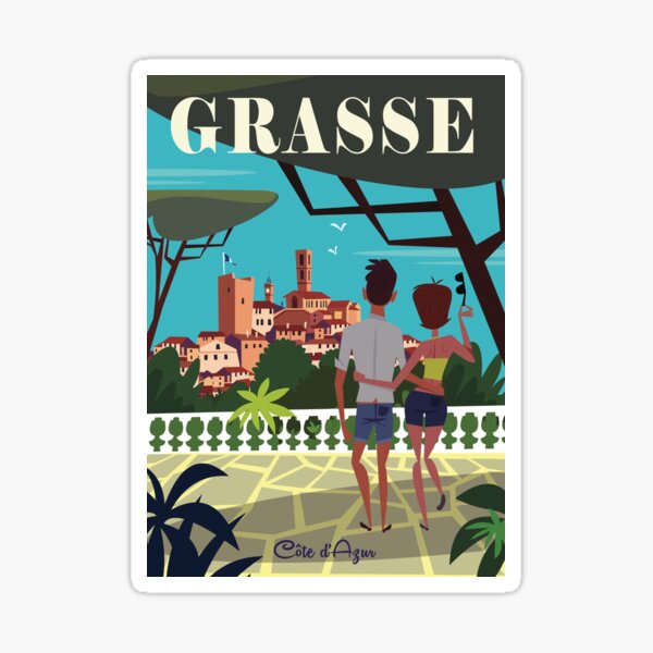 Item preview, Grasse poster designed and sold by GAGodel.
