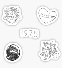 Matty Healy Tattoos Doodles Sticker