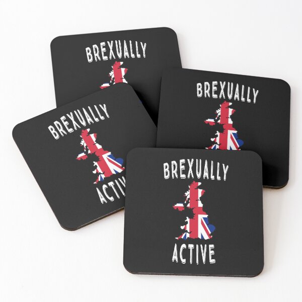 Artikelvorschau, Brexually Active Vereinigtes Königreich-Karten-britischer Flaggen-Brexitentwurf entworfen und verkauft von tronictees.