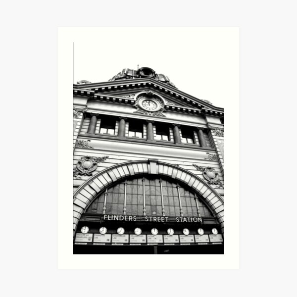 Flinders Street Station Art Print