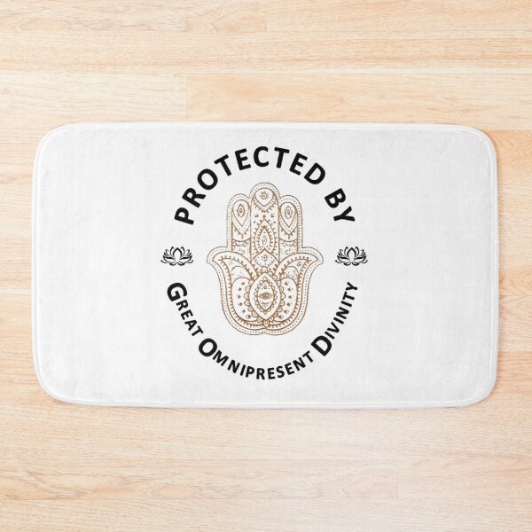 Item preview, Hamsa Hand Protection - Black and Brown designed and sold by 4wordsmovement.