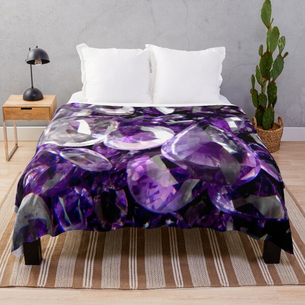 Item preview, purple gemstones designed and sold by Stephanie Skeem.