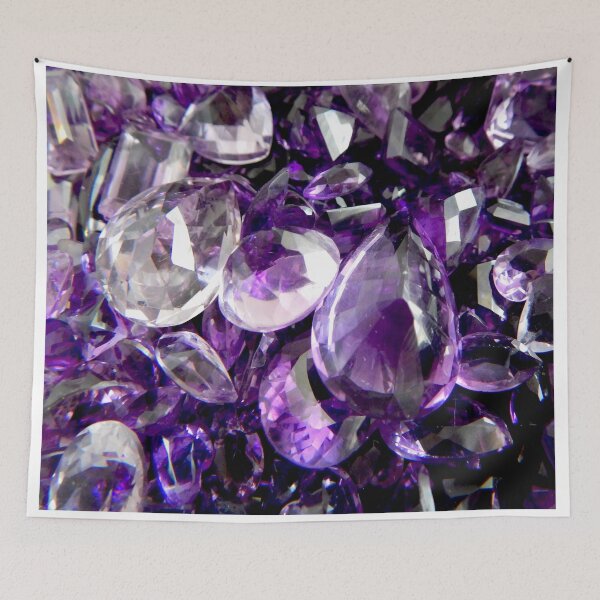 Item preview, purple gemstones designed and sold by Stephanie  Skeem.