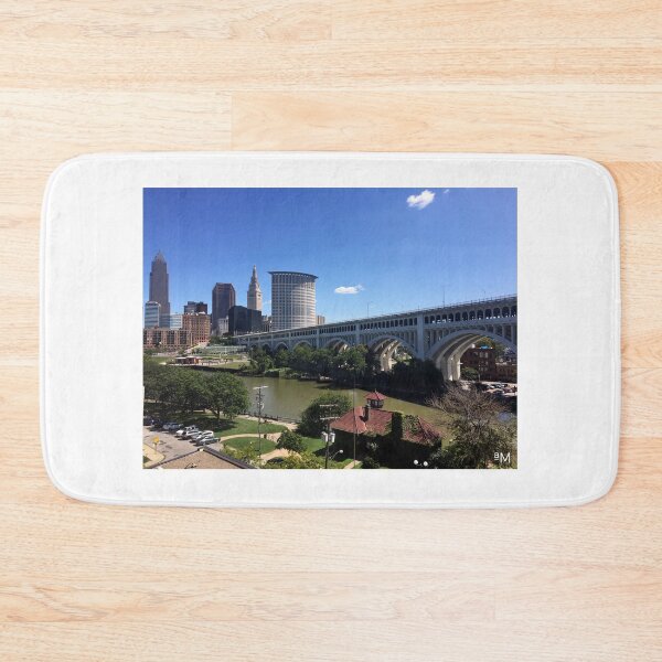 Item preview, Cleveland Skyline on a Sunny Day designed and sold by clevelanna.