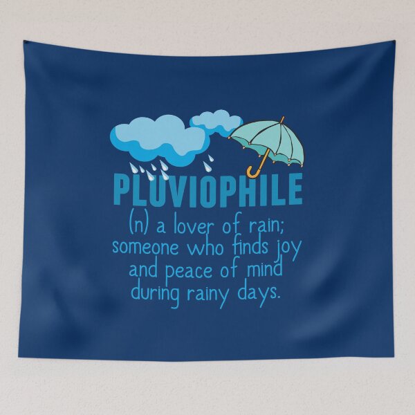 Item preview, Pluviophile - Love of Rain designed and sold by Epic Love Designs.
