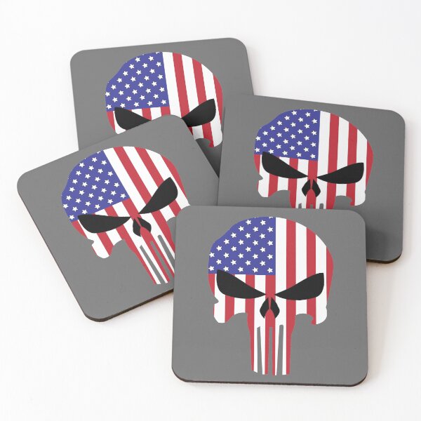 Item preview, American Flag (Skull) designed and sold by CM-PD.