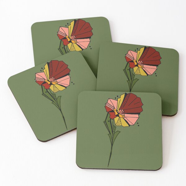 Item preview, geometric flower designed and sold by Haliboe.
