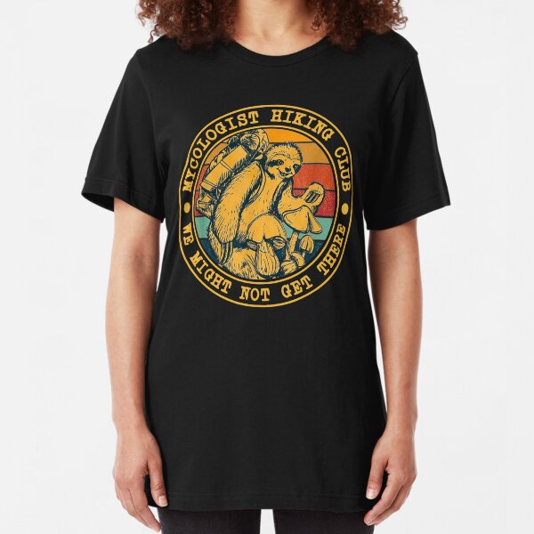 Mycologist Hiking Club Slim Fit T-Shirt