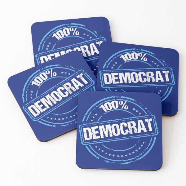 Item preview, 100% Democrat Blue Political Seal designed and sold by Epic Love Designs.