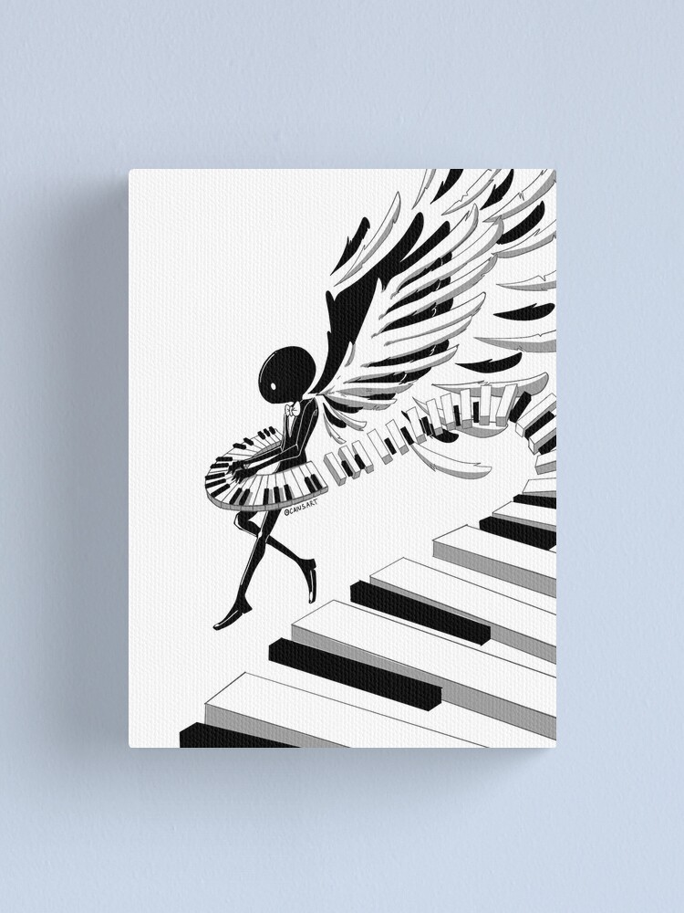 Deemo Wings Of Piano Canvas Print By Lyri Redbubble