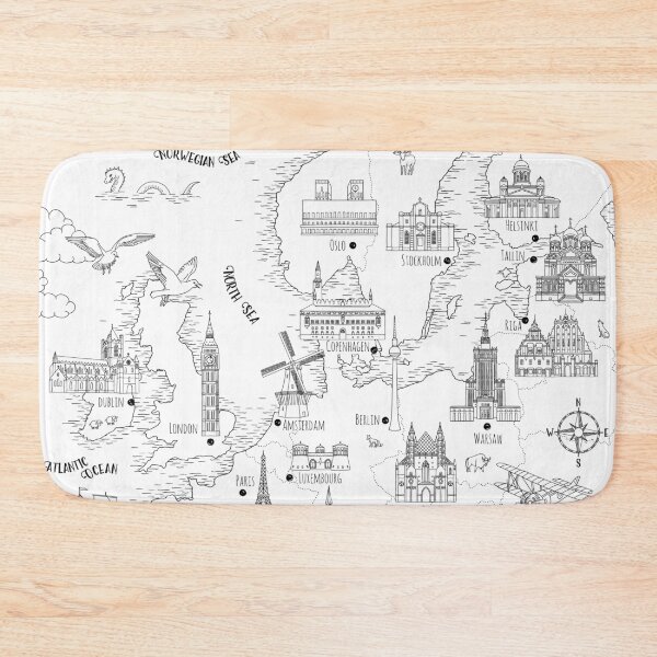 Item preview, Map of Europe designed and sold by franzi.