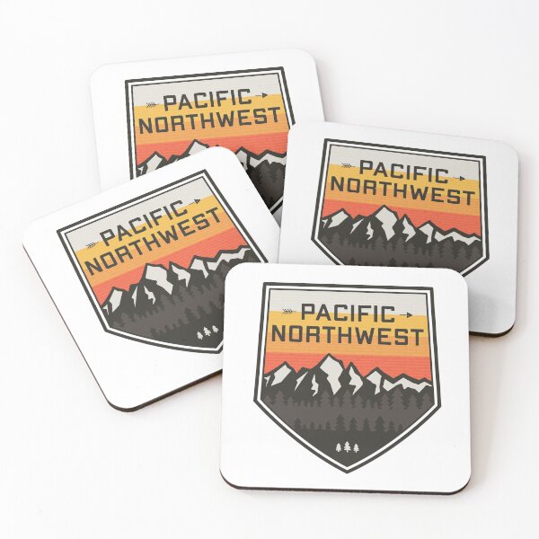 Item preview, Pacific Northwest Mountains designed and sold by happysquatch.