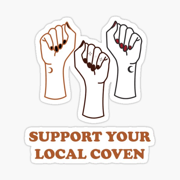 Item preview, support your local coven designed and sold by hracine.