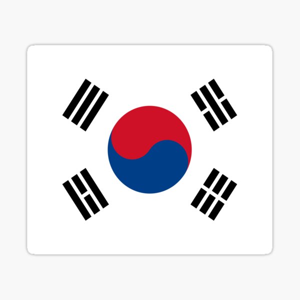Aperçu de l'œuvre Drapeau Corée du Sud  créée et vendue par flagshop.