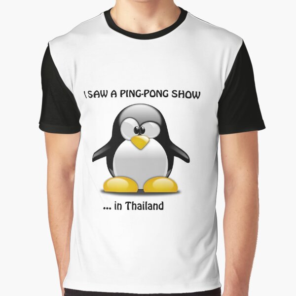 Womens Ping Pong Show Thailand Funny Thai Flag V-Neck T-Shirt