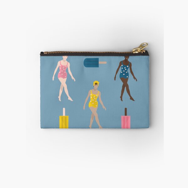 Item preview, Vintage Swimmers and Popsicle - 50s Fashion (Sticker Sheet | Sticker Pack) designed and sold by countercolour.
