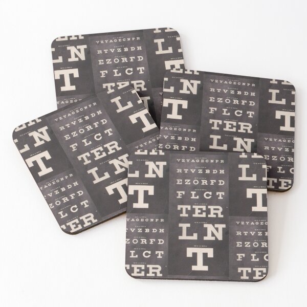 Item preview, Antique Eye Chart designed and sold by BlueSpecsStudio.