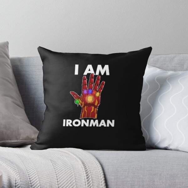 The Iron Snap Throw Pillow