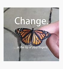 Change. Photographic Print
