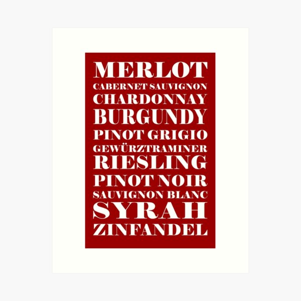 Item preview, Wine List - red designed and sold by PeppermintCreek.