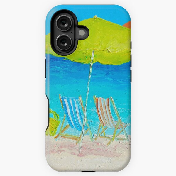 Vista previa del artículo con la obra «Pintura de playa - Día soleado», diseñado y vendido por MatsonArtDesign.