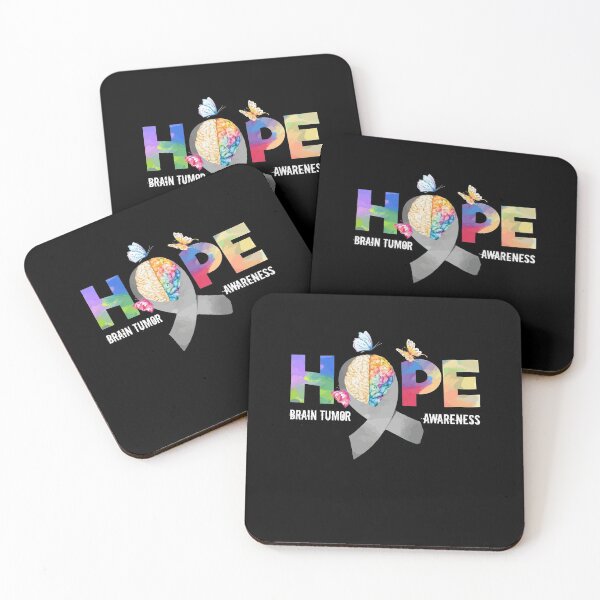 Item preview, Hope Brain Tumor Awareness Shirt, Brain Tumor Shirt, Grey Ribbon Shirt, Brain Cancer Shirt, Cancer Awareness Shirt, Brain Cancer Tumor Walk designed and sold by MerchDesignerRB.