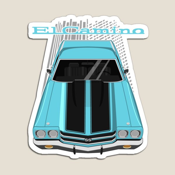 Artikel-Vorschau von Chevrolet El Camino SS 1970 - turquoise, designt und verkauft von V8social.