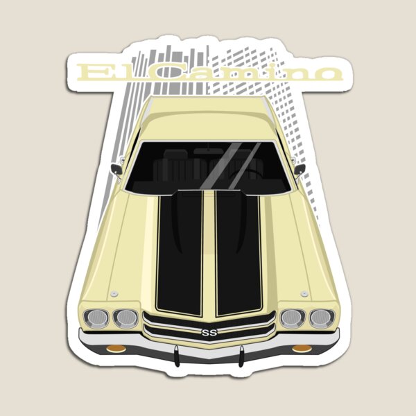 Artikel-Vorschau von Chevrolet El Camino SS 1970 - yellow, designt und verkauft von V8social.