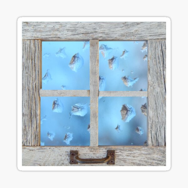 Rustic Window Frame Stickers Redbubble