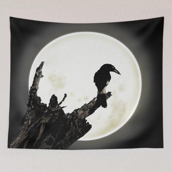 Item preview, curawong and the moon  designed and sold by MadmyrtleDesign.