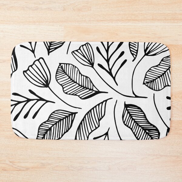 Item preview, Dancing Tulips Black and White designed and sold by inkblotcreative.