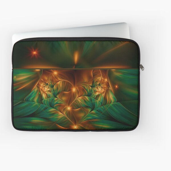 Aurora fractalis Laptop Sleeve