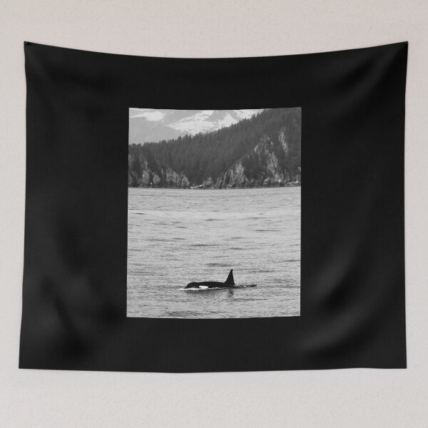 Item preview, Orca and Snow-Capped Mountains at Resurrection Bay in Alaska designed and sold by Brent Barnes.