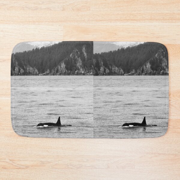 Item preview, Orca and Snow-Capped Mountains at Resurrection Bay in Alaska designed and sold by Brent Barnes.