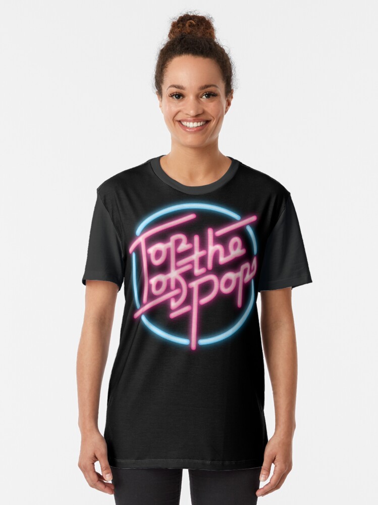 Alternate view of NDVH Top of the Pops 1981-1986 Graphic T-Shirt