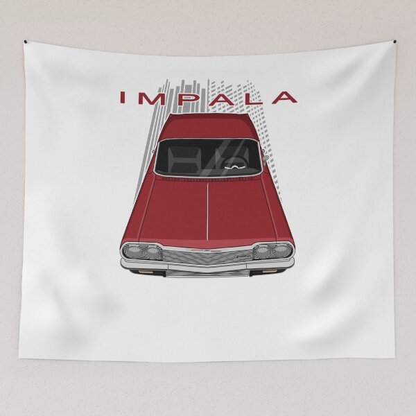 Item preview, Chevrolet Impala SS 1964 - palomar red designed and sold by V8social.