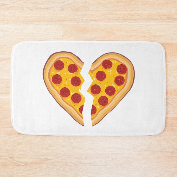 Item preview, Pizza Heart Broken Pepperoni Cheese Slice designed and sold by JustLivinLife.