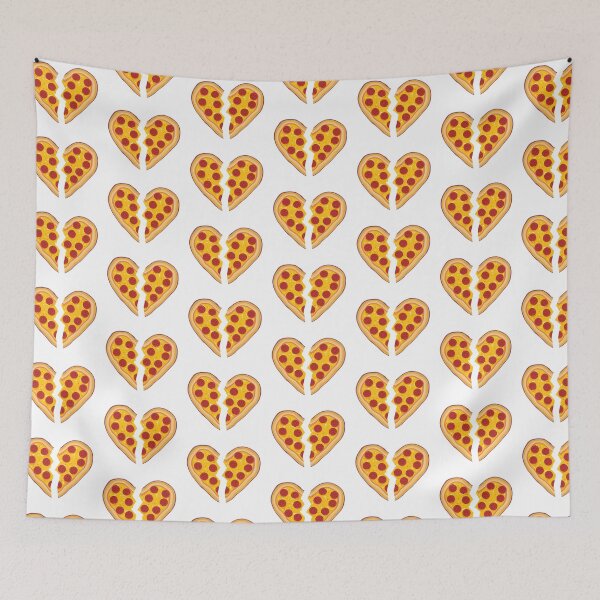 Item preview, Pizza Heart Broken Pepperoni Cheese Slice designed and sold by JustLivinLife.