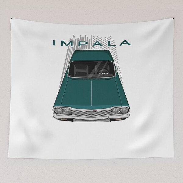 Item preview, Chevrolet Impala SS 1964 - lagoon aqua designed and sold by V8social.